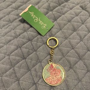 Lilly Pulitzer Pi Beta Phi keychain